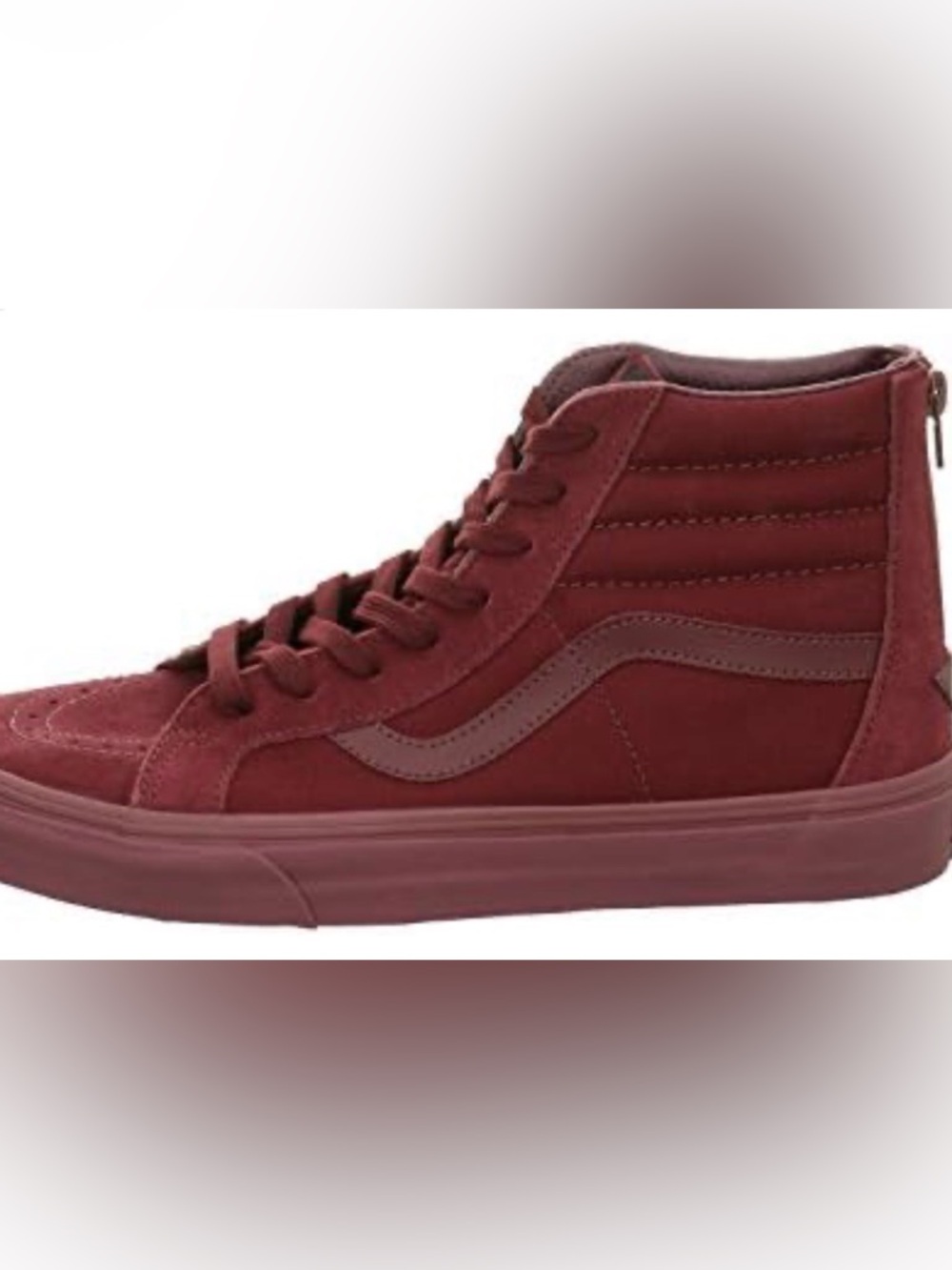 Vans Sk8-Hi Burgundy High Top Sneakers | Unisex Streetwear Shoes |